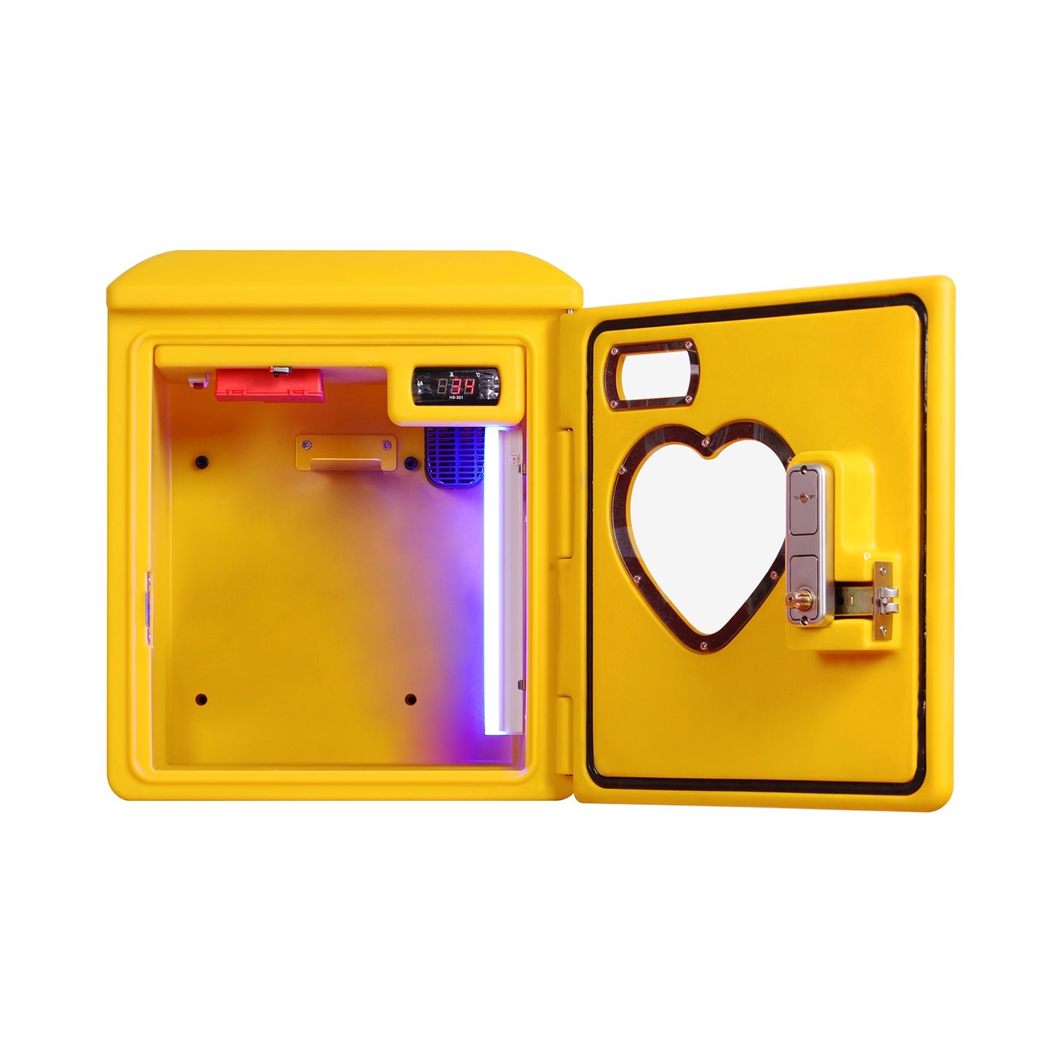 EcoFib Heated Outdoor AED Cabinet with Keypad